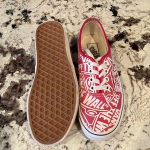 Red vans size 6.5